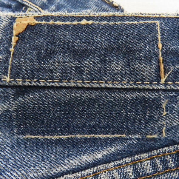 実際に弊社で買取させて頂いたLevis/リーバイス 刻印8/点々 足長R ヴィンテージ/ビンテージ デニムパンツの画像 4枚目