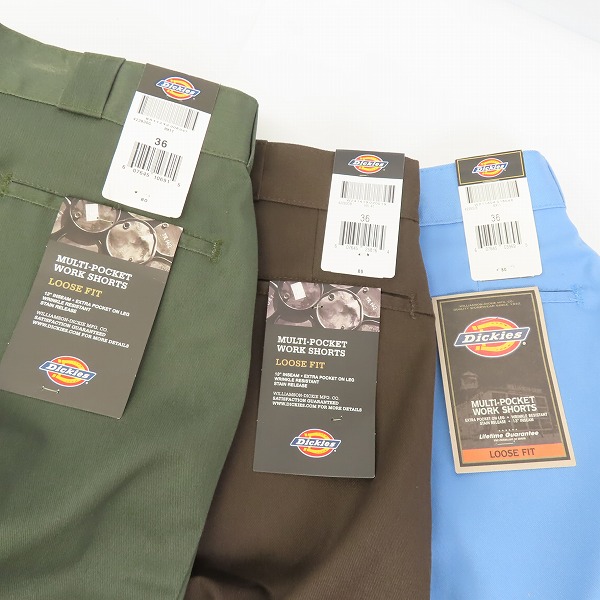 実際に弊社で買取させて頂いた【未使用】Dickies/ディッキーズ MULTI-POCKET WORK SHORTS/マルチポケット ワーク ショーツ/3点セットの画像 4枚目