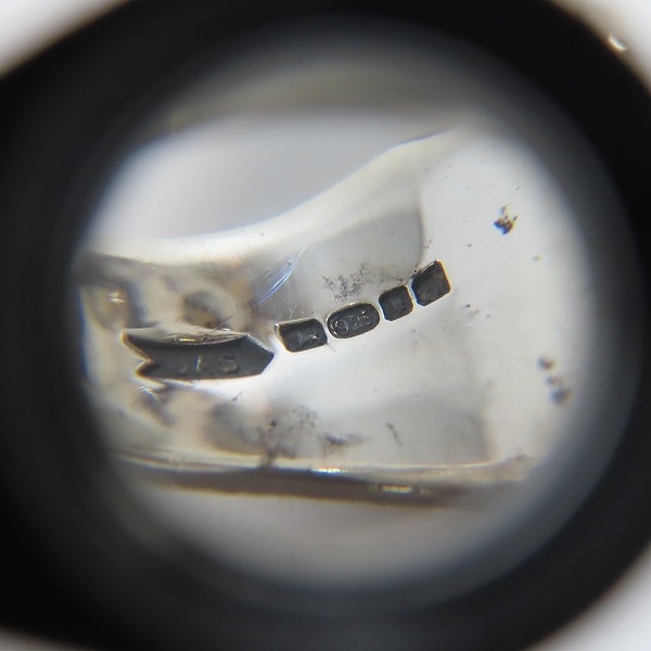 実際に弊社で買取させて頂いた【ギャラ付き】CRAZY PIG/クレイジーピッグ ラージ グリム リーパー リング 17号の画像 4枚目