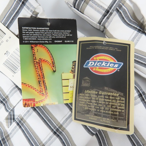実際に弊社で買取させて頂いたDickies/ディッキーズ MULTI USE POCKET SHORTS/マルチユーズ ポケット ショーツ/チェック柄 ハーフパンツ/36/2点セットの画像 8枚目