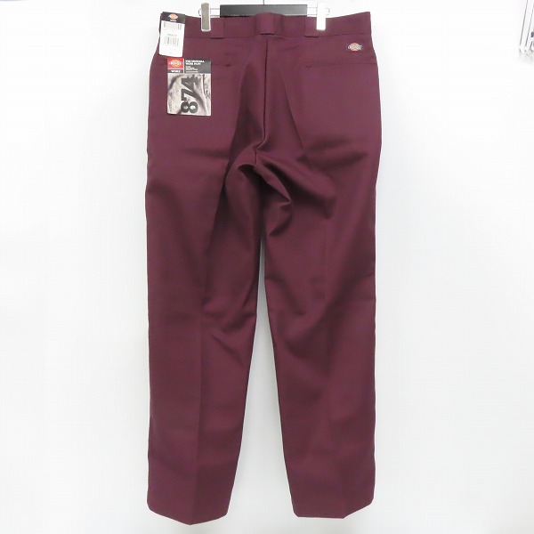 実際に弊社で買取させて頂いた【未使用】Dickies/ディッキーズ ワークパンツ/チノパン ワインレッド 38の画像 1枚目