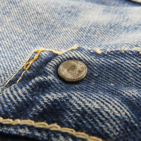 実際に弊社で買取させて頂いたLevis/リーバイス 刻印8/点々 足長R ヴィンテージ/ビンテージ デニムパンツの画像 5枚目