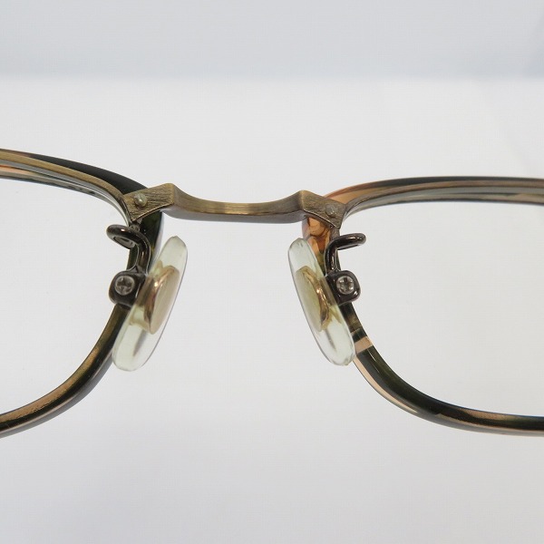 実際に弊社で買取させて頂いた井戸多美男作 アイウェア/メガネ フレーム T412-5の画像 6枚目