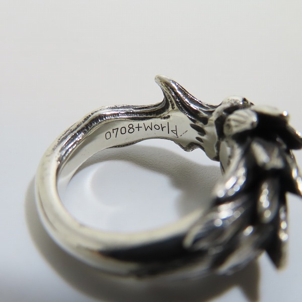 実際に弊社で買取させて頂いた【ギャラ付き】Bloody Mary/ブラッディマリー ミストレイトリング -寄生木- 13号の画像 4枚目