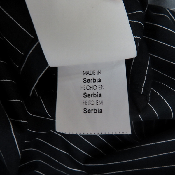 実際に弊社で買取させて頂いたCoSTUME NATIONAL HOMME/コスチュームナショナルオム  ステンカラーコート /46の画像 3枚目