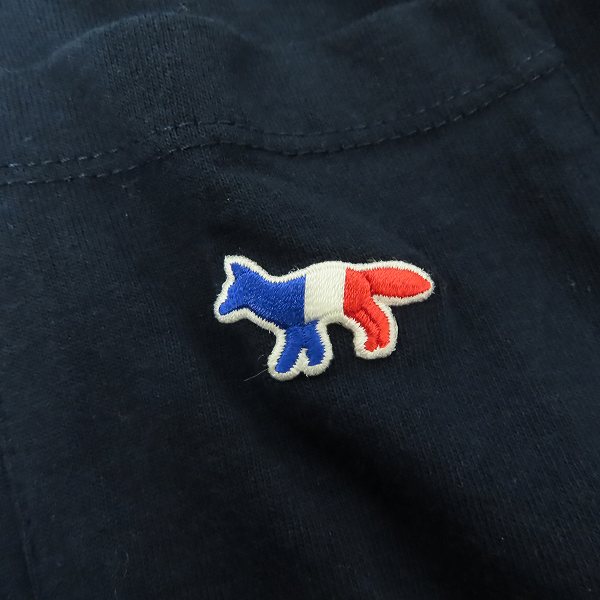 実際に弊社で買取させて頂いたMAISON KITSUNE/メゾンキツネ ポケットTシャツ/プリントTシャツ/クルーネック/S 3点セットの画像 4枚目