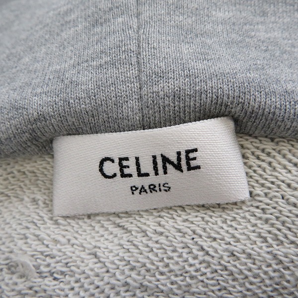 実際に弊社で買取させて頂いた【JPタグ】CELINE/セリーヌ ルーズスウェットフーディ 2Y468670Q/Mの画像 2枚目