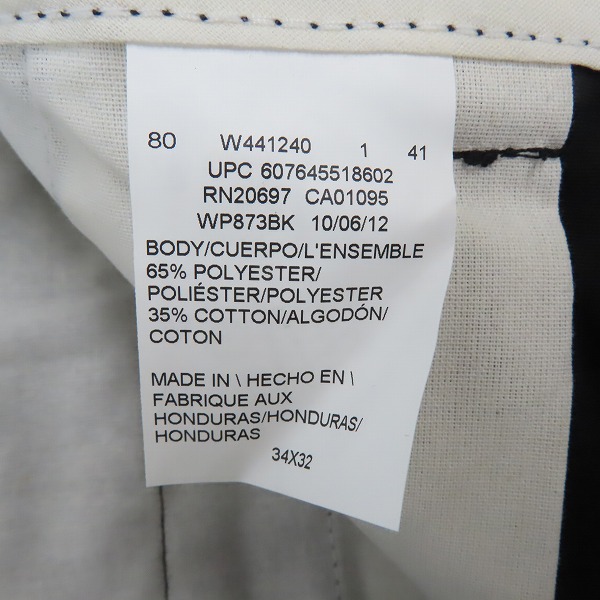 実際に弊社で買取させて頂いた【未使用】Dickies/ディッキーズ ワークパンツ/チノパン ブラック 34の画像 3枚目