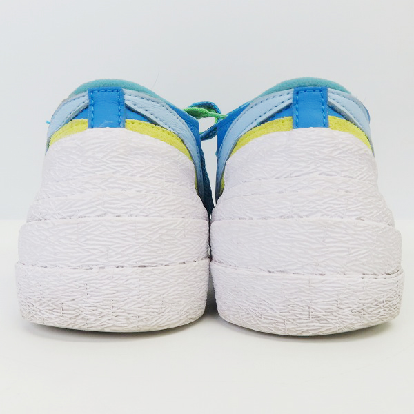実際に弊社で買取させて頂いたKAWS×sacai×NIKE/カウズ×サカイ×ナイキ Blazer Low Neptune Blue DM7901-400/27.5の画像 1枚目