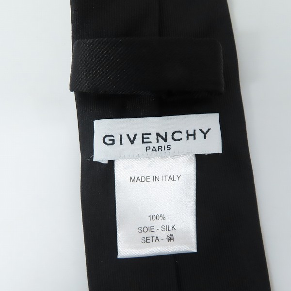 実際に弊社で買取させて頂いたGIVENCHY/ジバンシィ ストライプ柄刺繍 シルクネクタイ の画像 3枚目
