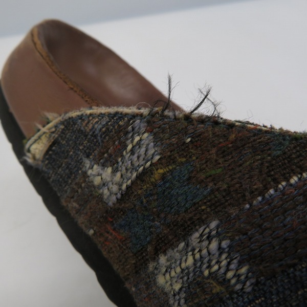 実際に弊社で買取させて頂いたTATAMI×White Mountaineering/タタミ×ホワイトマウンテニアニング コラボ ピリツァ ネイティブ柄 サンダル/43の画像 6枚目