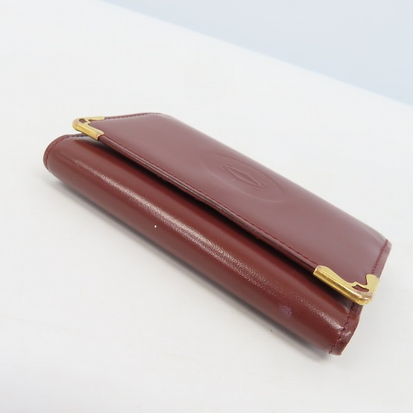 実際に弊社で買取させて頂いたCartier/カルティエ マストライン レザー 6連キーケース ボルドーの画像 2枚目