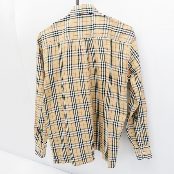 実際に弊社で買取させて頂いたBURBERRY LONDON/バーバリー ロンドン ノバチェックシャツ/Sの画像 1枚目