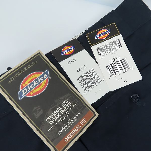 実際に弊社で買取させて頂いた(2)【未使用】Dickies/ディッキーズ ワークパンツ/チノパン ダークネイビー 874DN/44の画像 9枚目