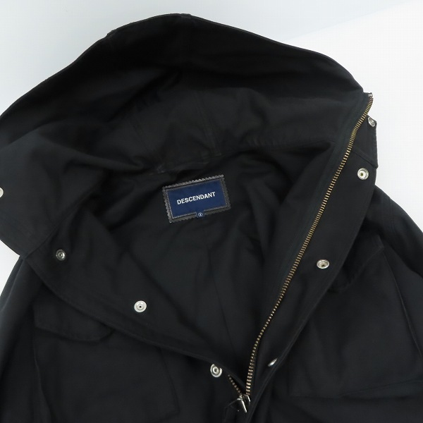 実際に弊社で買取させて頂いたDESCENDANT/ディセンダント フーディジャケット/コート/2の画像 4枚目