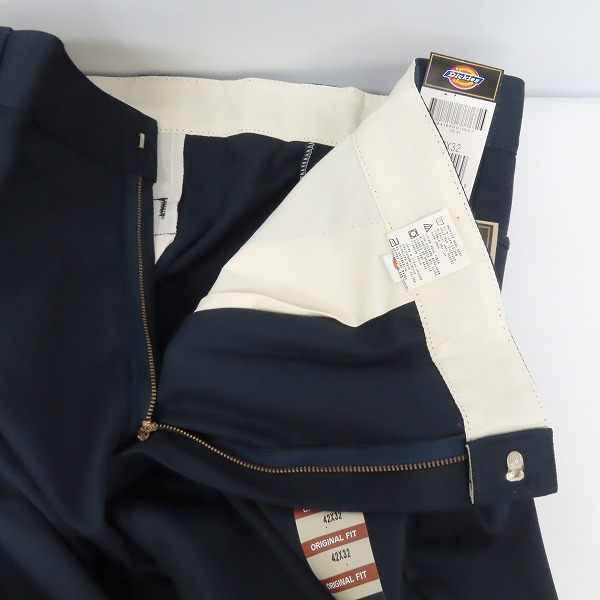実際に弊社で買取させて頂いた(2)【未使用】Dickies/ディッキーズ ワークパンツ/チノパン ネイビー 42の画像 4枚目