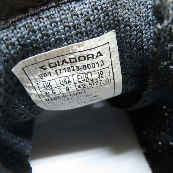 実際に弊社で買取させて頂いたDIADORA/ディアドラ TITAN WEAVE チタンウィーブ 171829/27.0の画像 5枚目