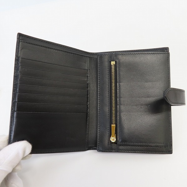 実際に弊社で買取させて頂いたCELINE/セリーヌ ミディアム ストラップウォレット 10B64 3BFP 38NOの画像 3枚目