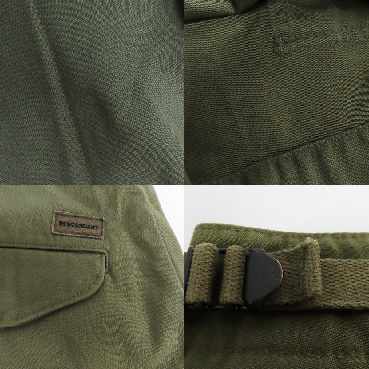 実際に弊社で買取させて頂いたDESCENDANT/ディセンダント ハーフパンツ/2の画像 8枚目