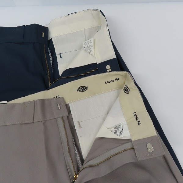 実際に弊社で買取させて頂いた【未使用】Dickies/ディッキーズ MULTI-POCKET WORK SHORTS/マルチポケット ワーク ショーツ ネイビー系 グレー系/2点セットの画像 3枚目