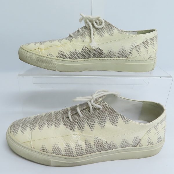 実際に弊社で買取させて頂いたGIORGIO ARMANI/ジョルジオアルマーニ パイソン柄 ドレスシューズ 41の画像 3枚目