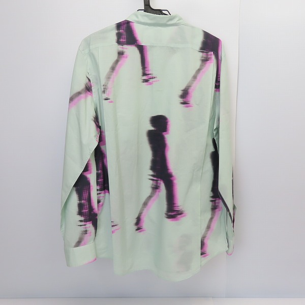 実際に弊社で買取させて頂いたPaul Smith/ポールスミス グラフィック プリント 長袖シャツ PF-WR-51037/XLの画像 1枚目
