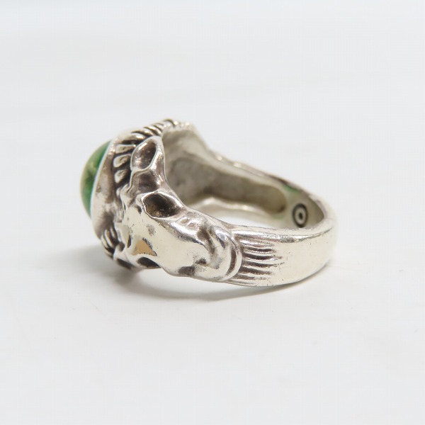 実際に弊社で買取させて頂いたALEX STREETER/アレックスストリーター  ベイビー デビル ハート リング/8号の画像 2枚目