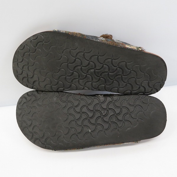 実際に弊社で買取させて頂いたTATAMI×White Mountaineering/タタミ×ホワイトマウンテニアニング コラボ ピリツァ ネイティブ柄 サンダル/43の画像 2枚目