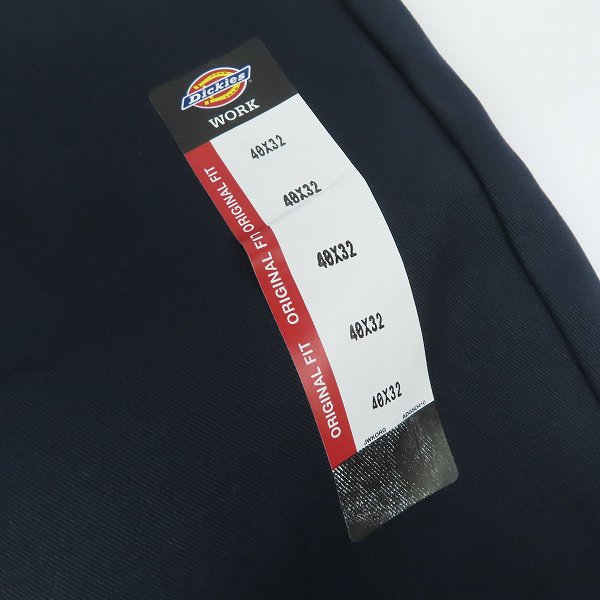 実際に弊社で買取させて頂いた(1)【未使用】Dickies/ディッキーズ ワークパンツ/チノパン ダークネイビー 874DN/40の画像 5枚目