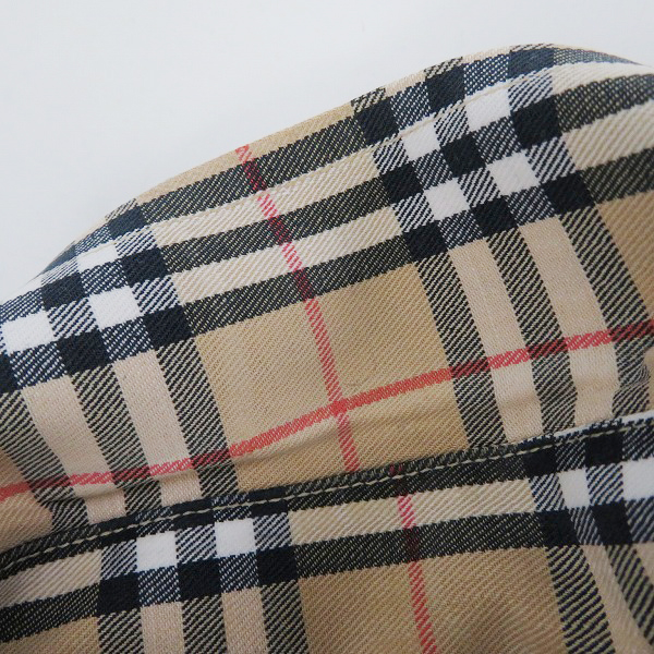 実際に弊社で買取させて頂いたBURBERRY LONDON/バーバリー ロンドン ノバチェックシャツ/Sの画像 4枚目