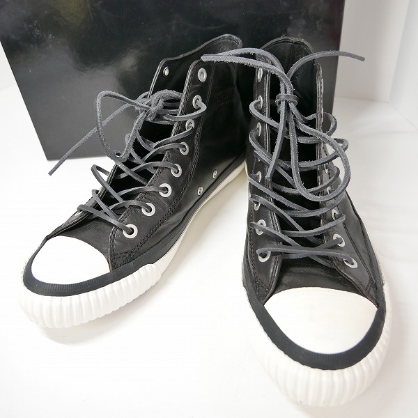 バックラッシュ　BACKRASH　オイルステア　レザースニーカー　サイズL ◆3114/高洲店 MIHARA YASUHIRO×ISAMU KATAYAMA BACKLASH