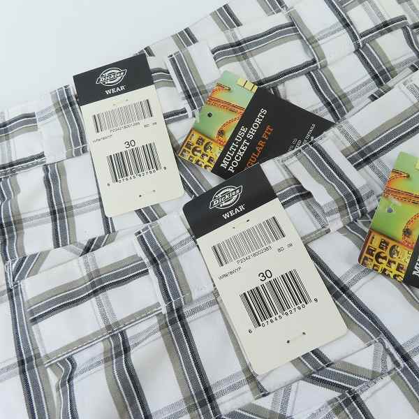 実際に弊社で買取させて頂いた【おまとめ品】Dickies/ディッキーズ MULTI USE POCKET SHORTS/マルチユーズ ポケット ショーツ/チェック柄 ハーフパンツ/30の画像 3枚目
