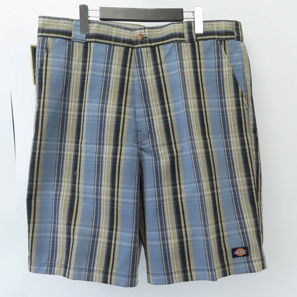 実際に弊社で買取させて頂いた【おまとめ品】Dickies/ディッキーズ MULTI USE POCKET SHORTS/マルチユーズ ポケット ショーツ/チェック柄 ハーフパンツの画像 3枚目