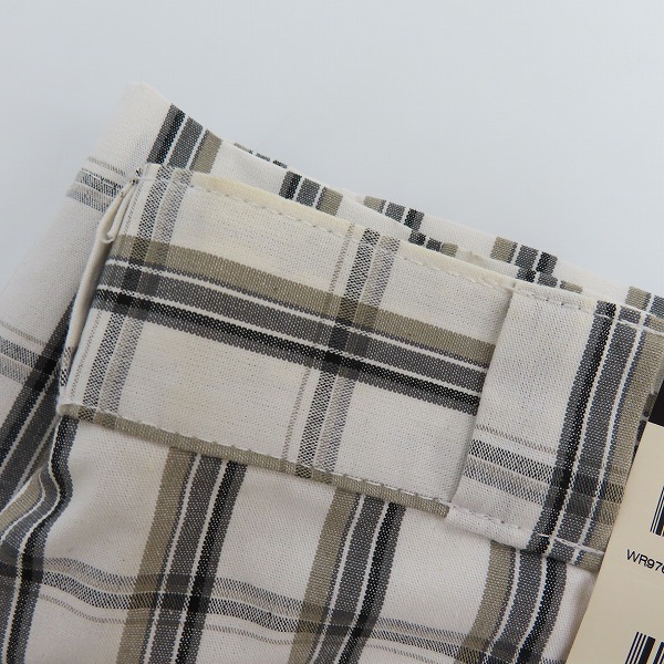 実際に弊社で買取させて頂いた【おまとめ品】Dickies/ディッキーズ MULTI USE POCKET SHORTS チェック柄 ハーフパンツ ホワイト/ブルー/ネイビー 36の画像 6枚目