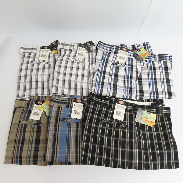 実際に弊社で買取させて頂いた【おまとめ品】Dickies/ディッキーズ MULTI USE POCKET SHORTS/マルチユーズ ポケット ショーツ/チェック柄 ハーフパンツ/38