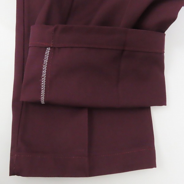 実際に弊社で買取させて頂いた【未使用】Dickies/ディッキーズ ワークパンツ/チノパン ワインレッド 38の画像 5枚目