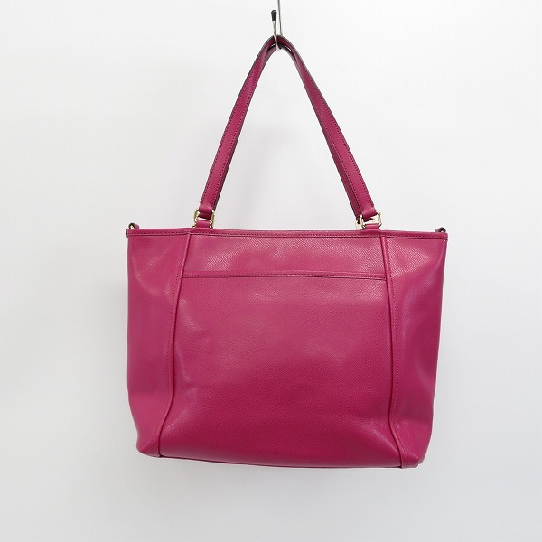 COACH/コーチ レザー ショルダー ストラップ/トートバッグ F34497の 