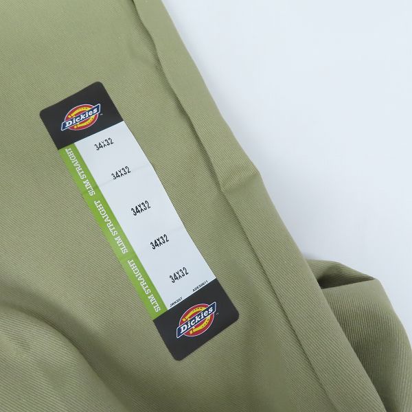 実際に弊社で買取させて頂いた(3)【未使用】Dickies/ディッキーズ ワークパンツ/チノパン カーキ/34の画像 5枚目