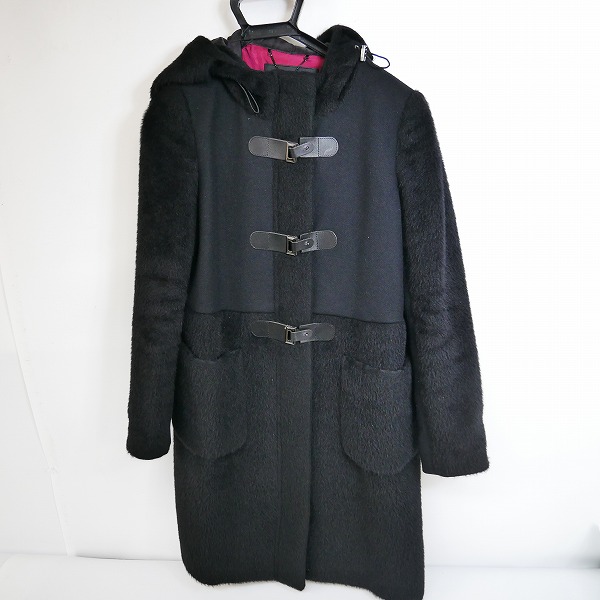 実際に弊社で買取させて頂いたPaul Smith BLACK/ポールスミス ブラック  アルパカ/羊毛 コート 牛革バックル /40