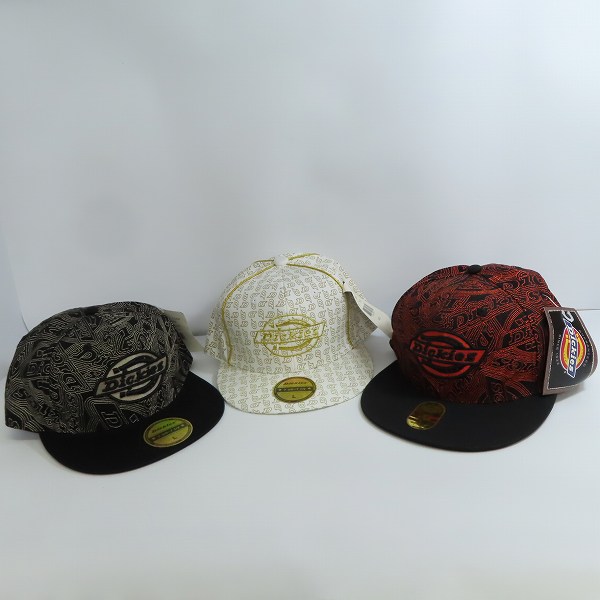 実際に弊社で買取させて頂いた(3)【未使用】Dickies/ディッキーズ キャップ/帽子/L 3点セット