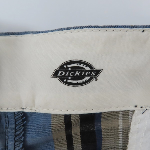 実際に弊社で買取させて頂いた【おまとめ品】Dickies/ディッキーズ MULTI USE POCKET SHORTS/マルチユーズ ポケット ショーツ/チェック柄 ハーフパンツ/38の画像 1枚目