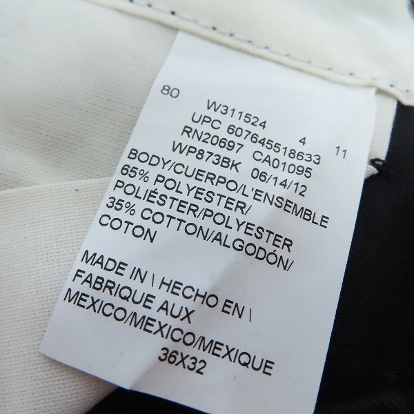 実際に弊社で買取させて頂いた(2)【未使用】Dickies/ディッキーズ ワークパンツ/チノパン ブラック WP873BK/36の画像 3枚目