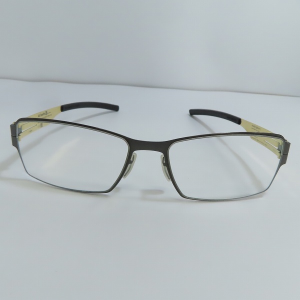 実際に弊社で買取させて頂いたic! berlin/アイシーベルリン gilbert t. メガネフレーム アイウェアの画像 1枚目