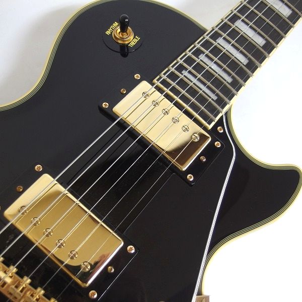 実際に弊社で買取させて頂いた★Epiphone/エピフォン Les Paul Custom Pro/レスポールカスタム プロ コイルタップ＆フェイズ搭載 ソフトケース付の画像 4枚目