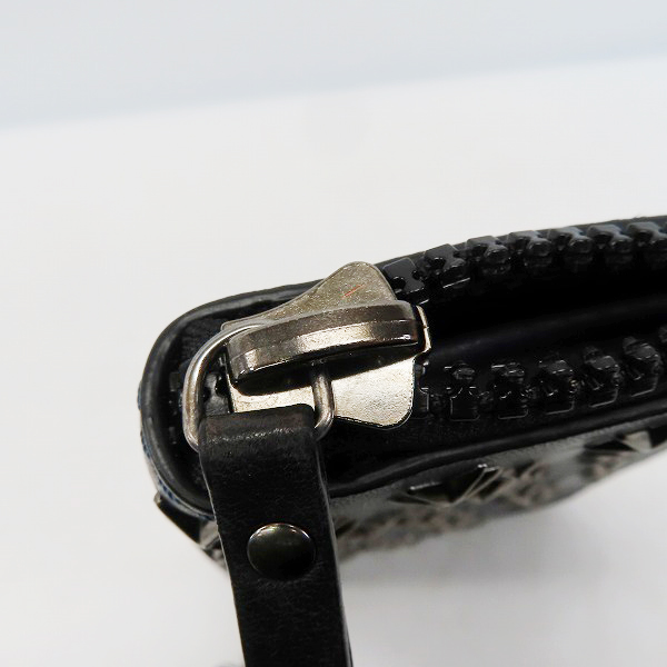 実際に弊社で買取させて頂いたJimmy Choo/ジミーチュウ スタースタッズ クラッチバッグの画像 8枚目