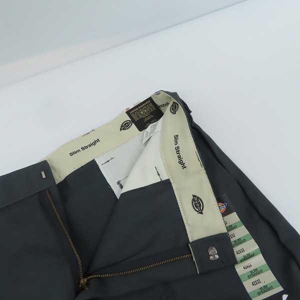 実際に弊社で買取させて頂いた【未使用】Dickies/ディッキーズ ワークパンツ/チノパン チャコール WP873CH/42の画像 4枚目