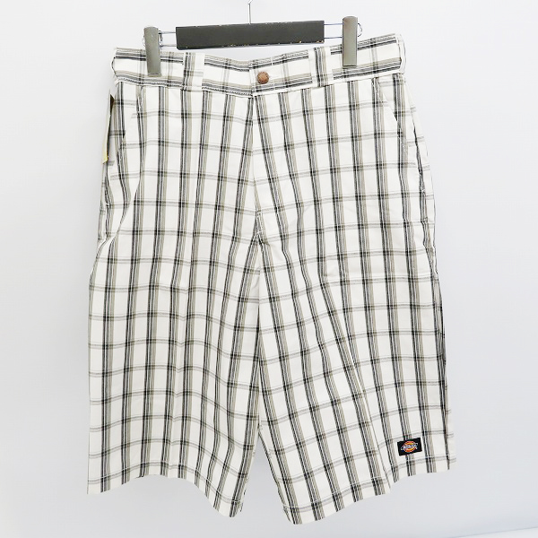 実際に弊社で買取させて頂いた【おまとめ品】Dickies/ディッキーズ MULTI USE POCKET SHORTS チェック柄 ハーフパンツ Size：32の画像 3枚目