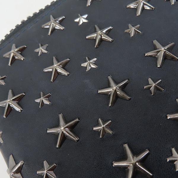 実際に弊社で買取させて頂いたJimmy Choo/ジミーチュウ スタースタッズ クラッチバッグの画像 7枚目