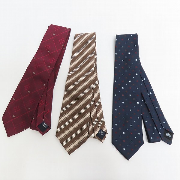実際に弊社で買取させて頂いた【おまとめ6点】BURBERRY/バーバリー ネクタイの画像 1枚目