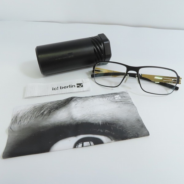 実際に弊社で買取させて頂いたic! berlin/アイシーベルリン 124 bollestr. メガネフレーム アイウェアの画像 8枚目